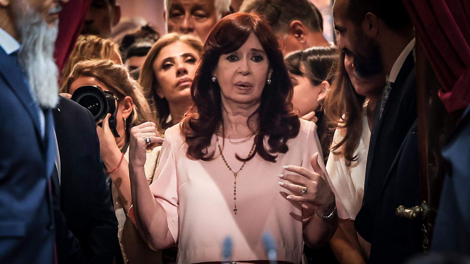 Imagen de archivo de la vicepresidenta de Argentina, Cristina Fernández.