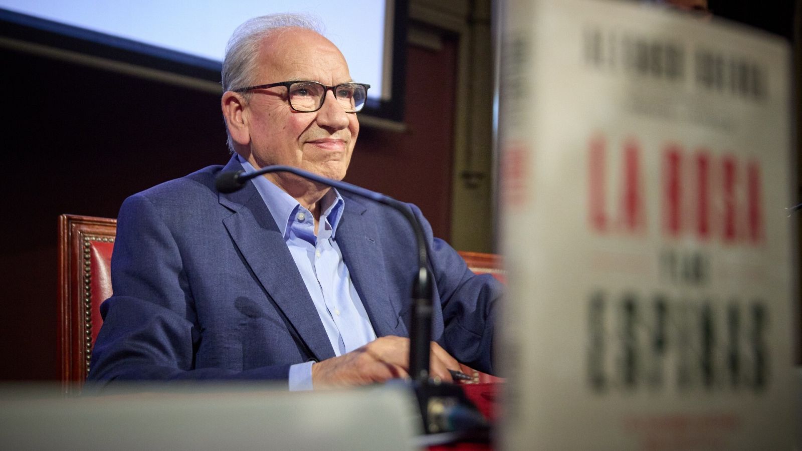 Alfonso Guerra durante la presentación de su libro el miércoles