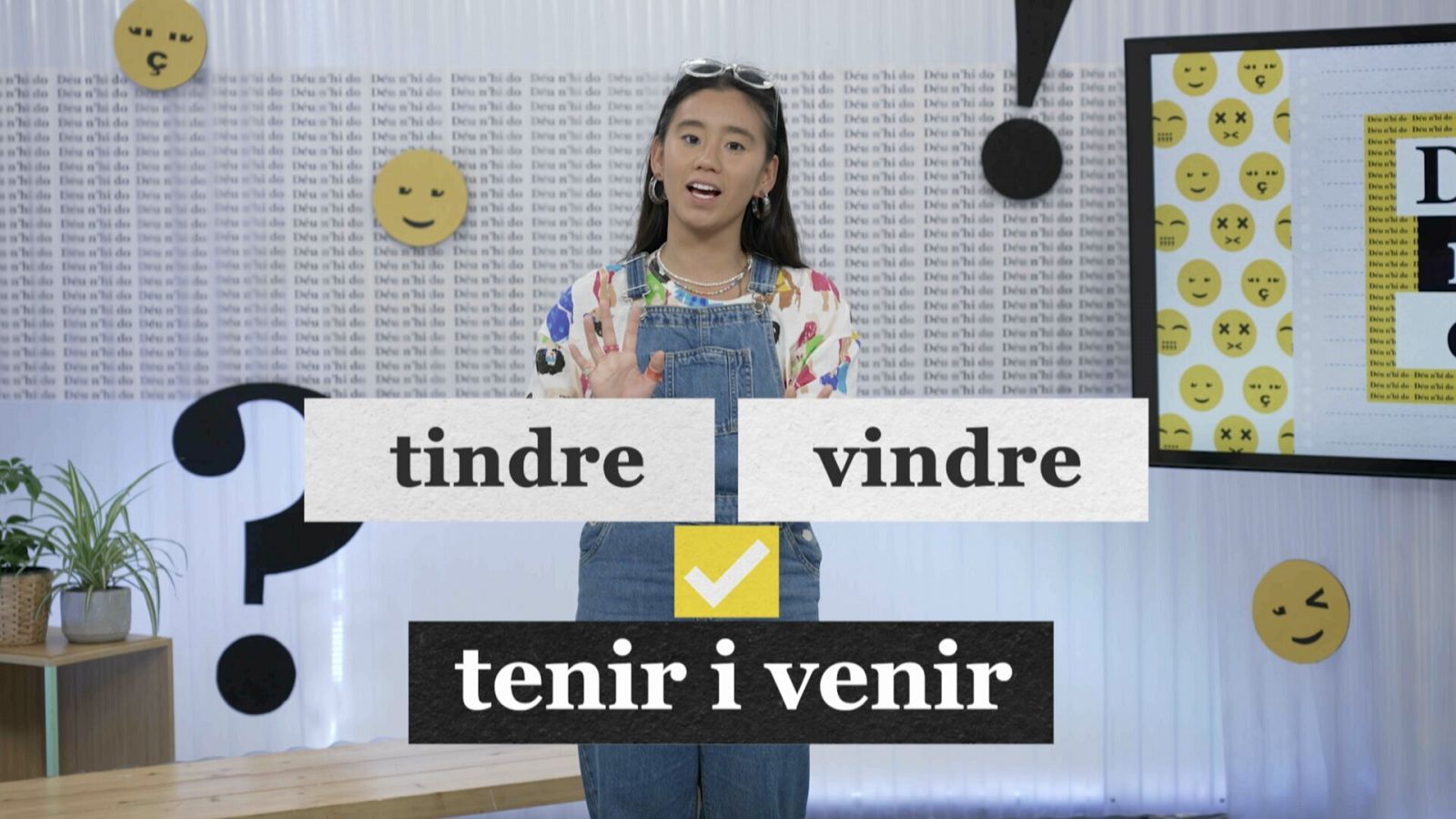 Shalana, presentadora de Déu n'hi Do explica la manera correcte de conjugar el verb tenir