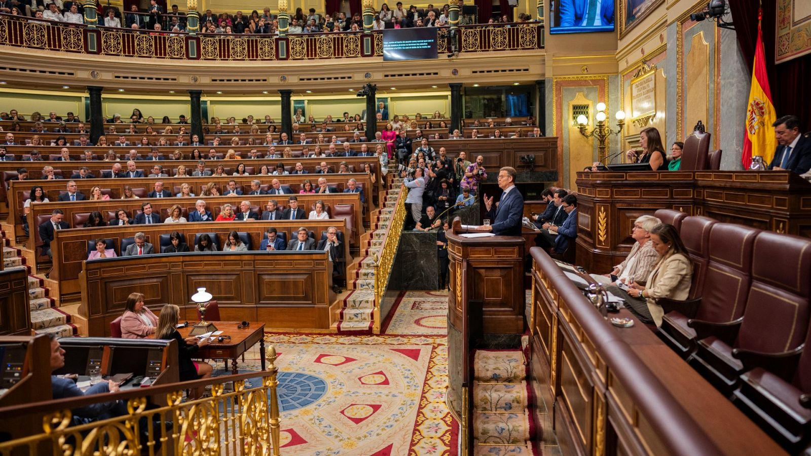 Discurso de Feijóo en la investidura en 10 frases: El líder del PP durante su intervención