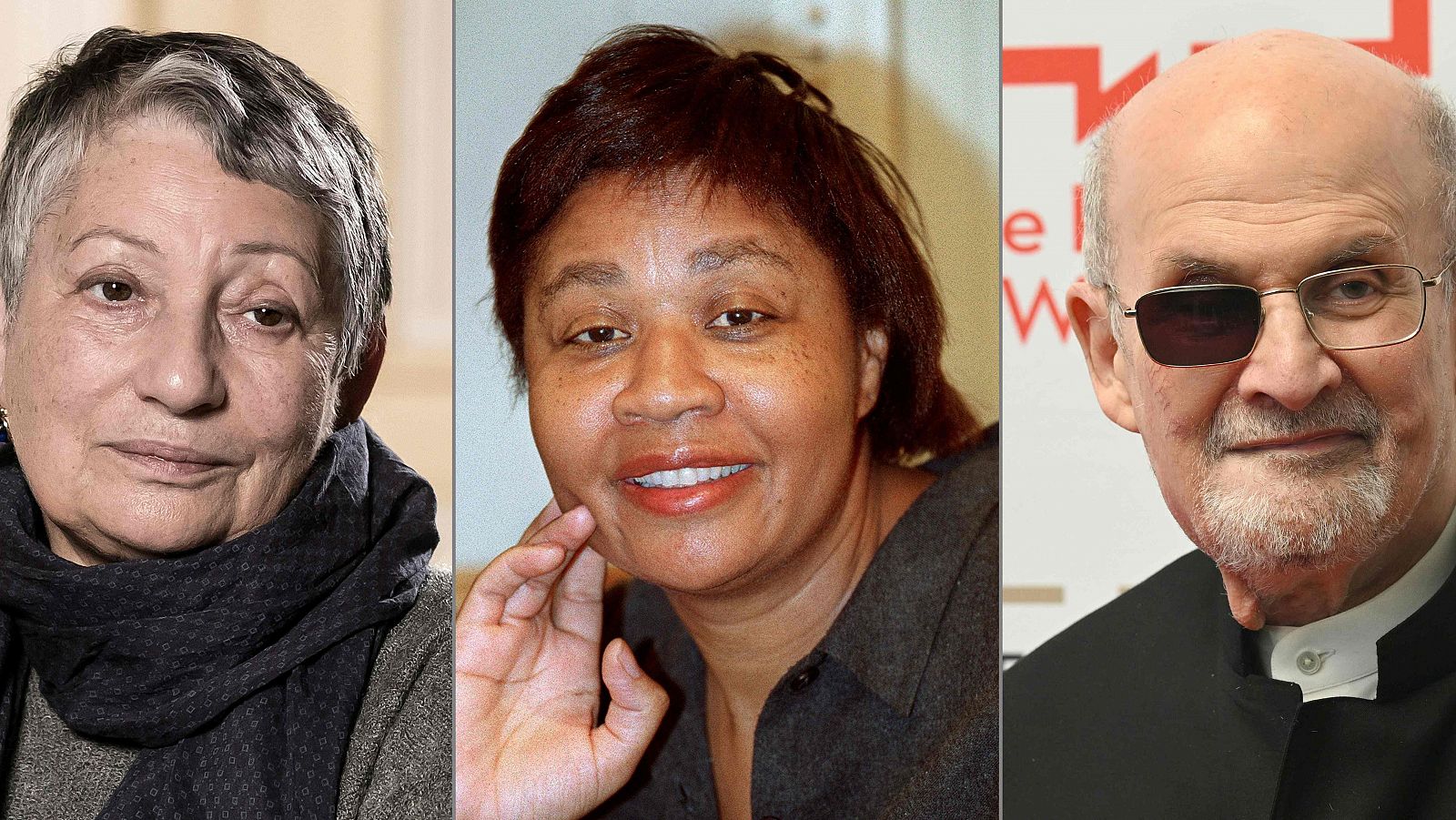 Lyudmila Ulitskaya, Jamaica Kincaid y Salman Rushdie, tres "favoritos" para el Nobel de Literatura de 2023. 