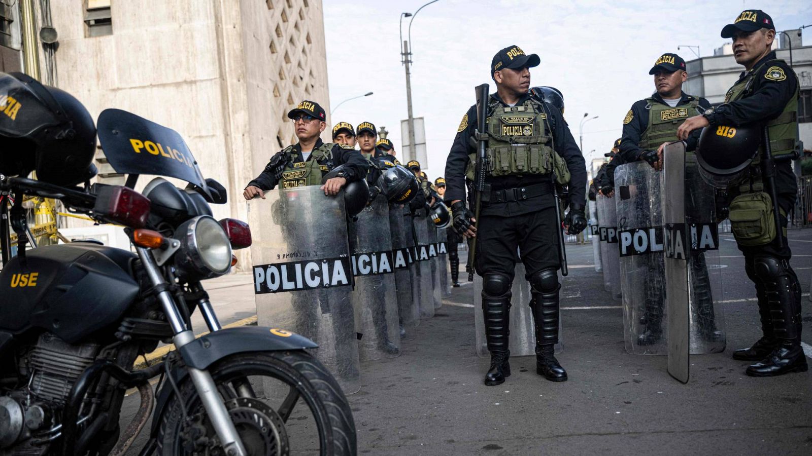 Policías en Lima, Perú, en una imagen de archivo