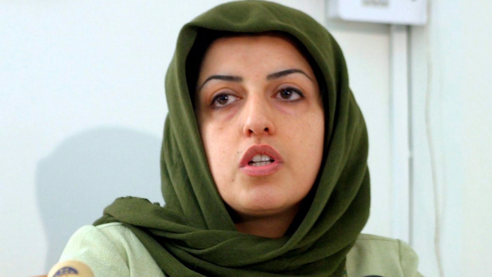 Imagen de archivo de la activista iraní Narges Mohammadi, Premio Nobel de la Paz 2023