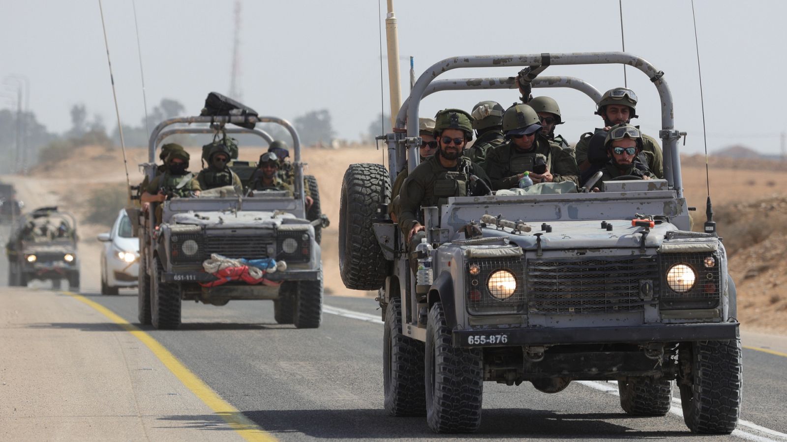 Los reservistas israelíes se incorporan al Ejército para luchar contra Hamás