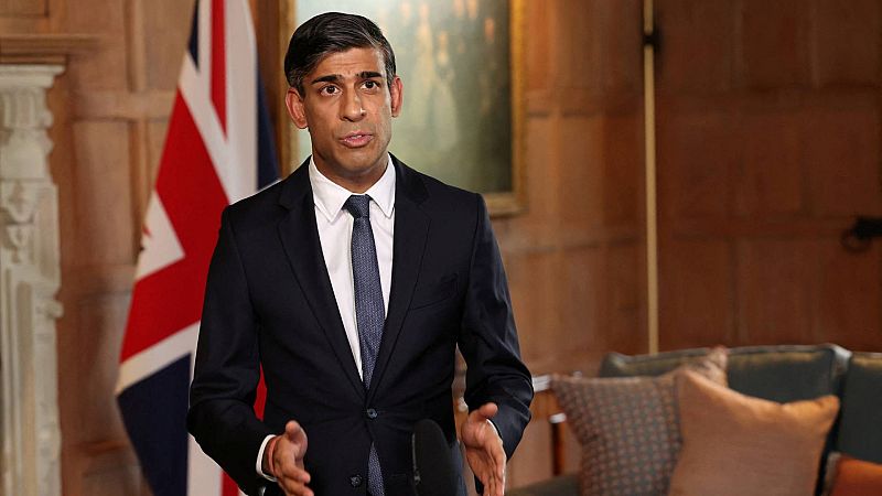 Una imagen de archivo del primer ministro británico, Rishi Sunak.