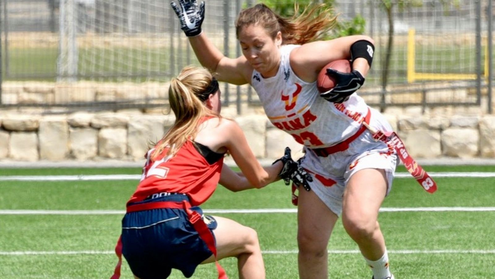 La selección española femenina fue campeona de Europa de 'flag football' en 2019.