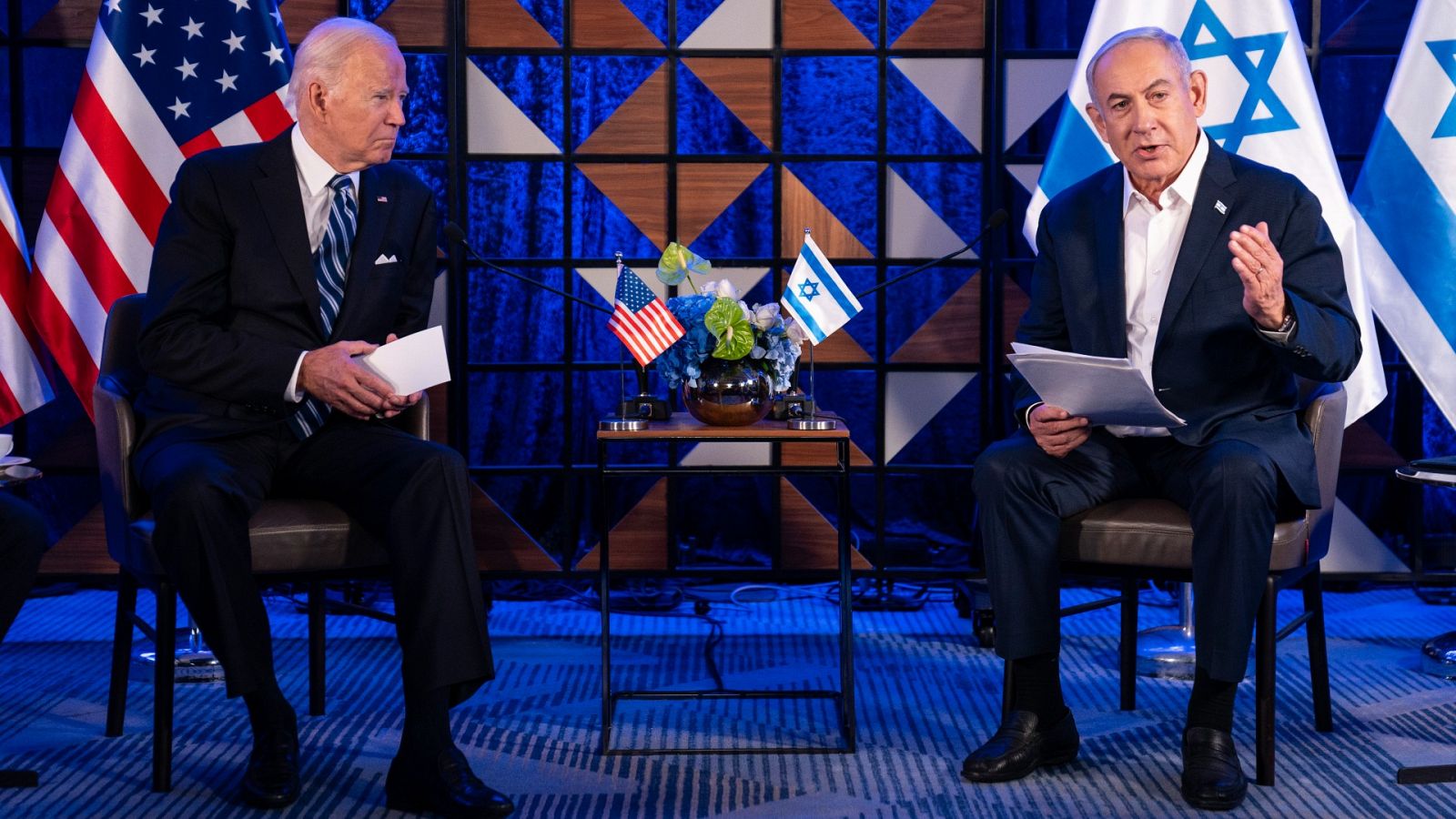 Encuentro este miércoles entre Joe Biden y Bernjamín Netanyahu