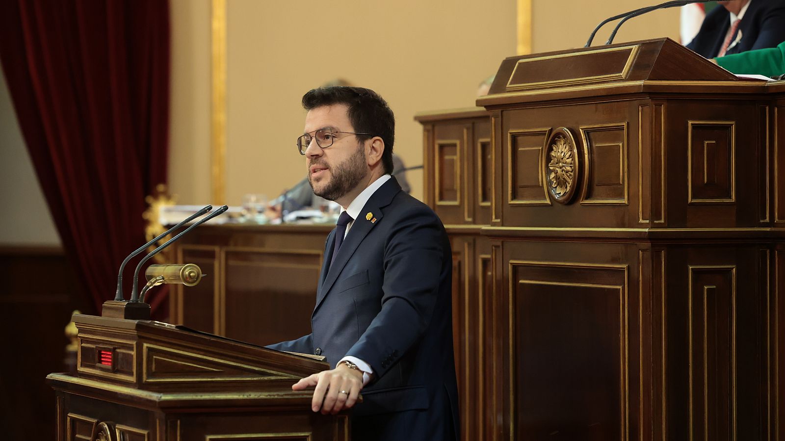 Pere Aragonès intervé a la Comissió General de les Comunitats Autonomes del Senat