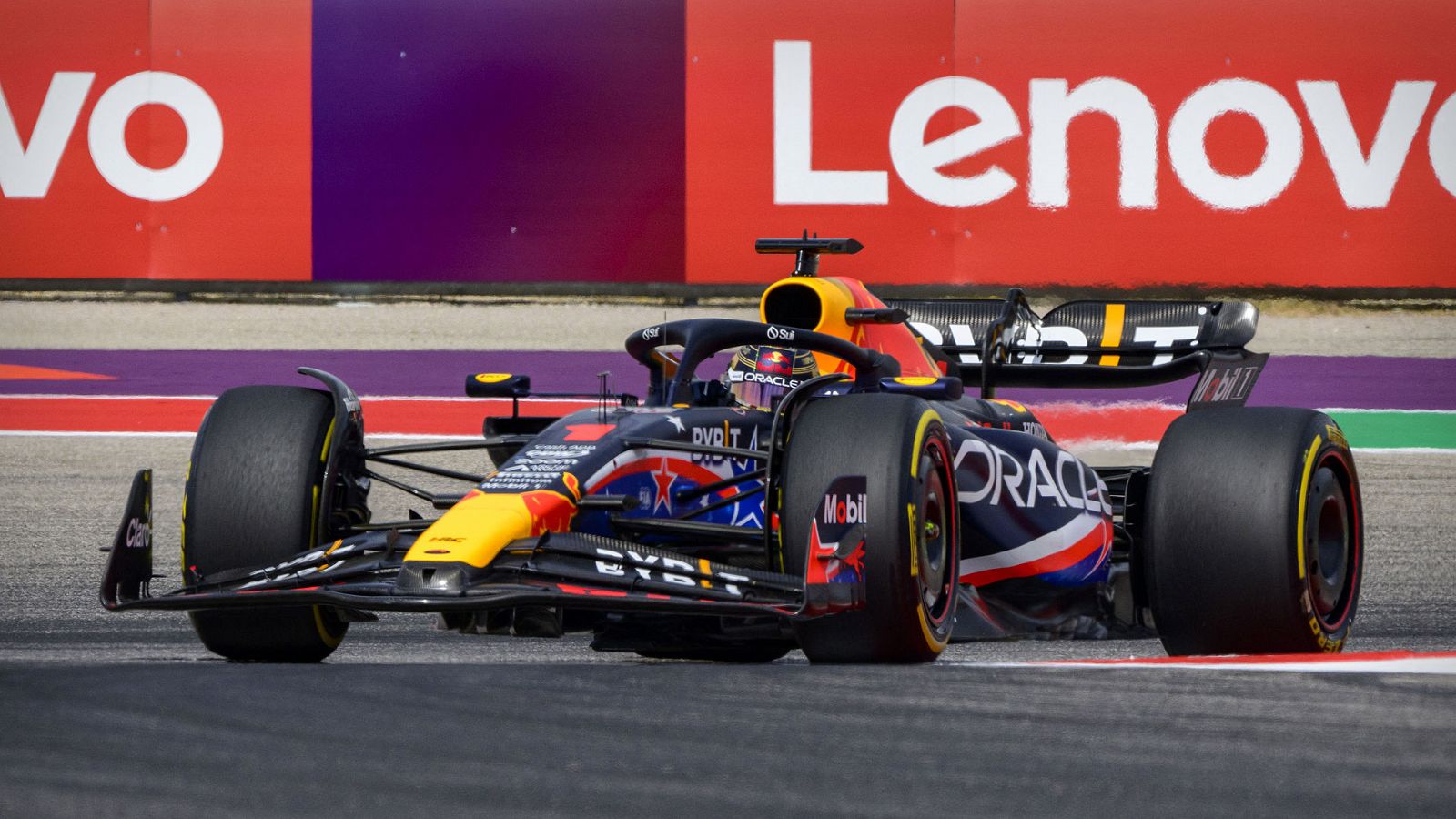 Max Verstappen, en el circuito de las Américas.