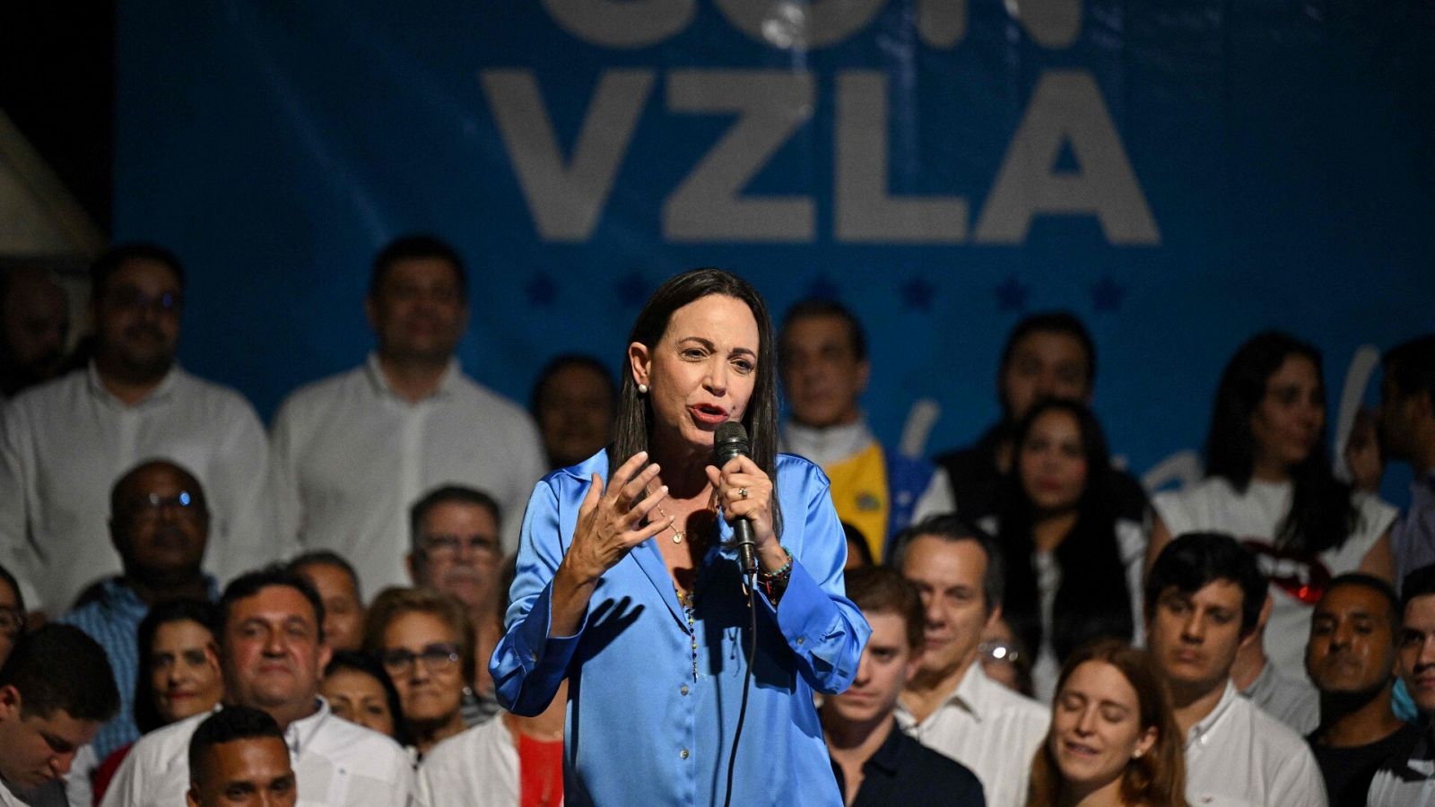 La candidata de la oposición Maria Corina Machado