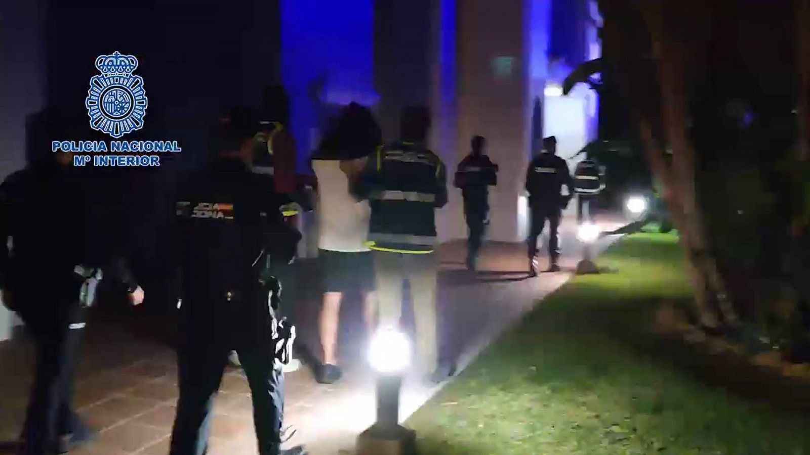 El momento de la detención del fugitivo en Málaga por su presunta vinculación con el autor del ataque terrorista en Bruselas