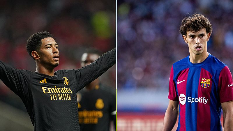 Fotomontaje de Jude Bellingham y Joao Félix.