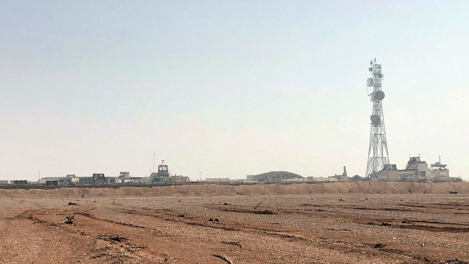 El puesto militar de Estados Unidos en al-Tanf, al sur de Siria