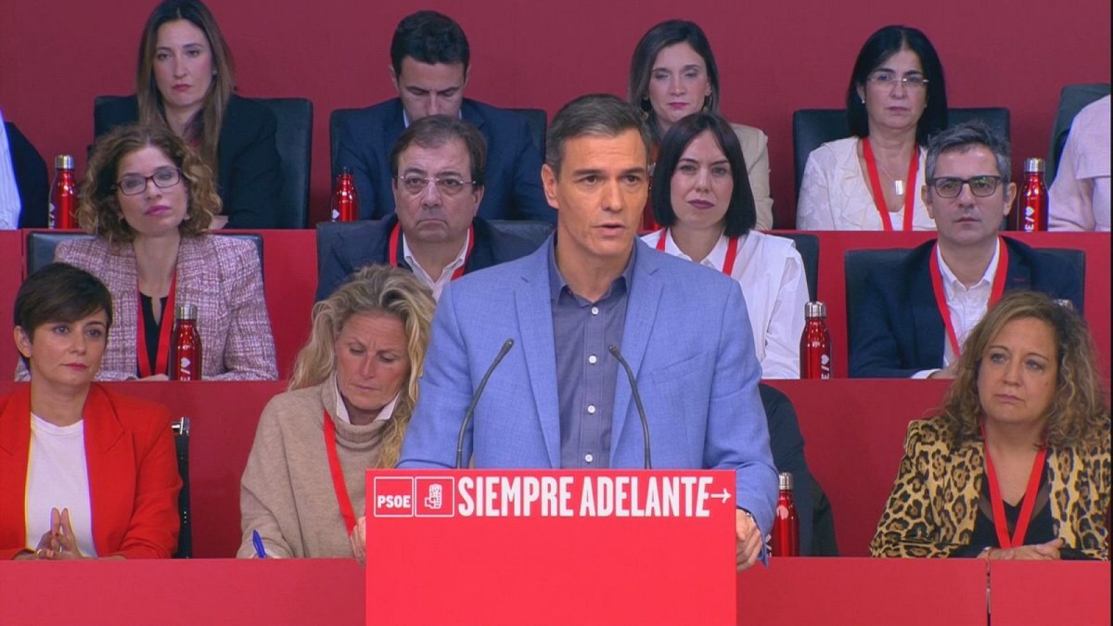 Pedro Sánchez intervé davant el Comitè Federal del PSOE