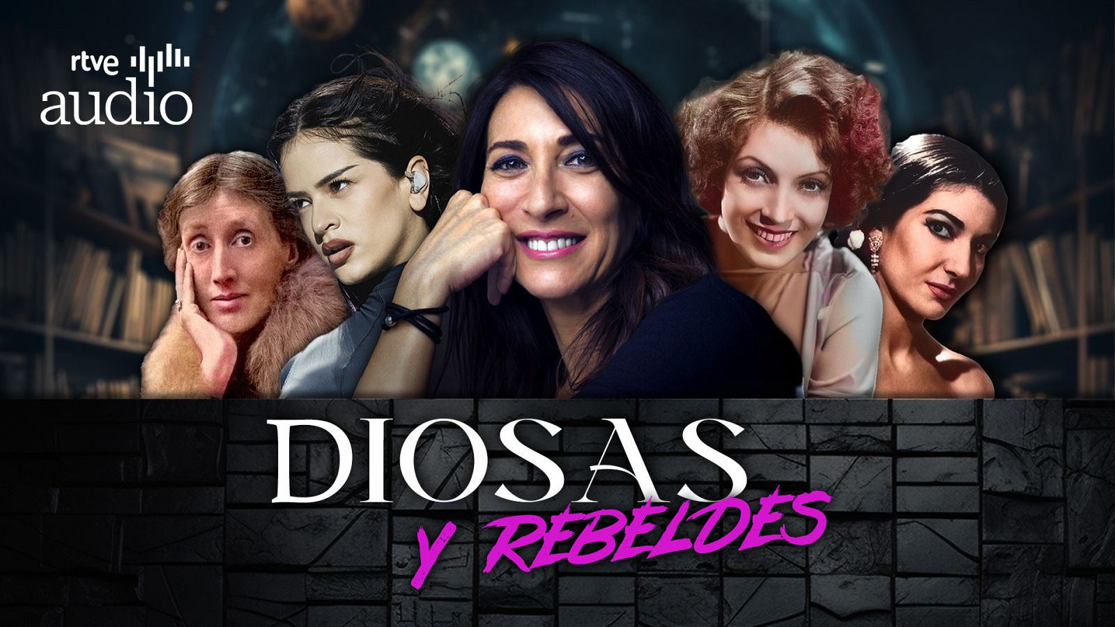 Enigmáticas, fabulosas e inolvidables: así son las mujeres que protagonizan el podcast 'Diosas y rebeldes'.