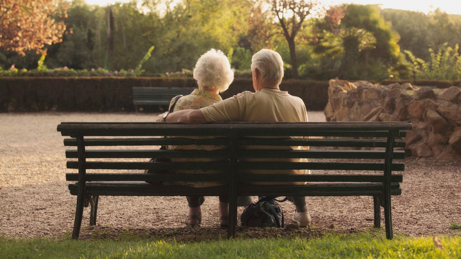 Una pareja de personas mayores, en una imagen de archivo