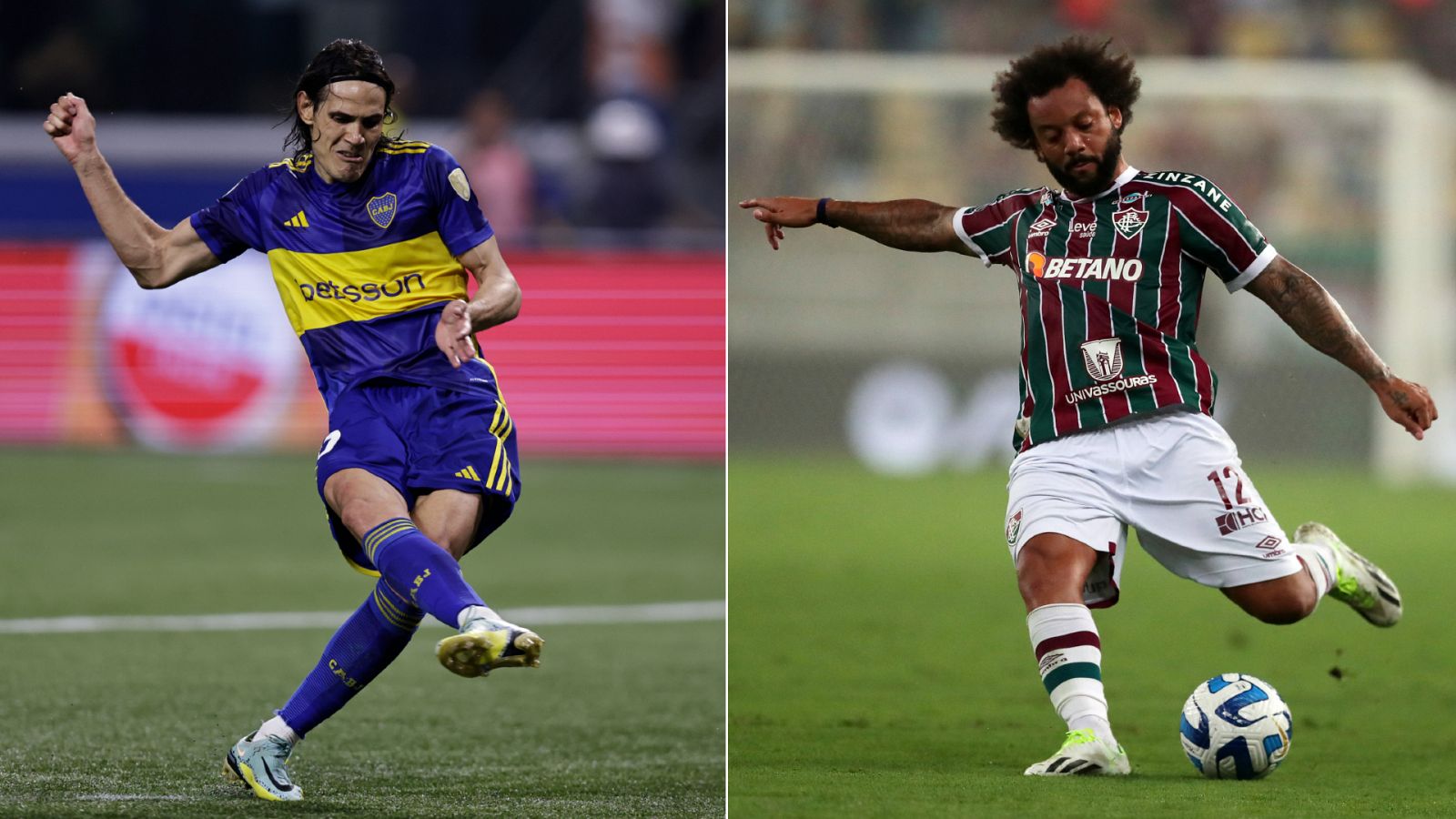 Cavani y Marcelo, dos veteranos en busca de su primera Libertadores.