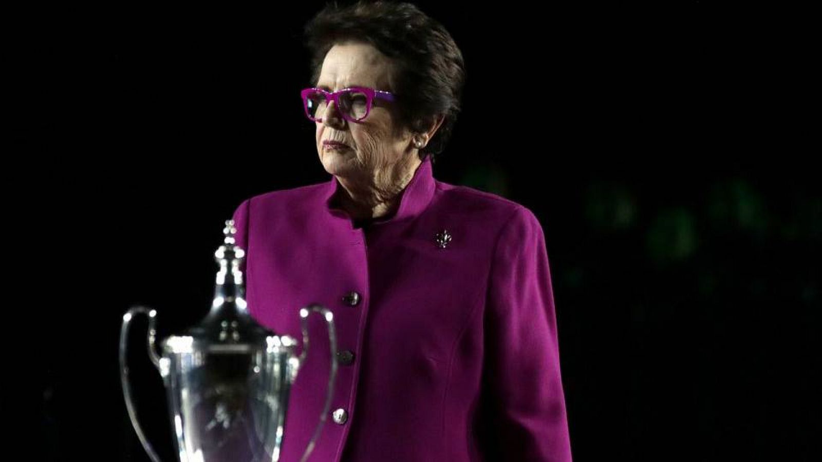 Billie Jean King en una imagen de archivo en las WTA Finals de 2021.