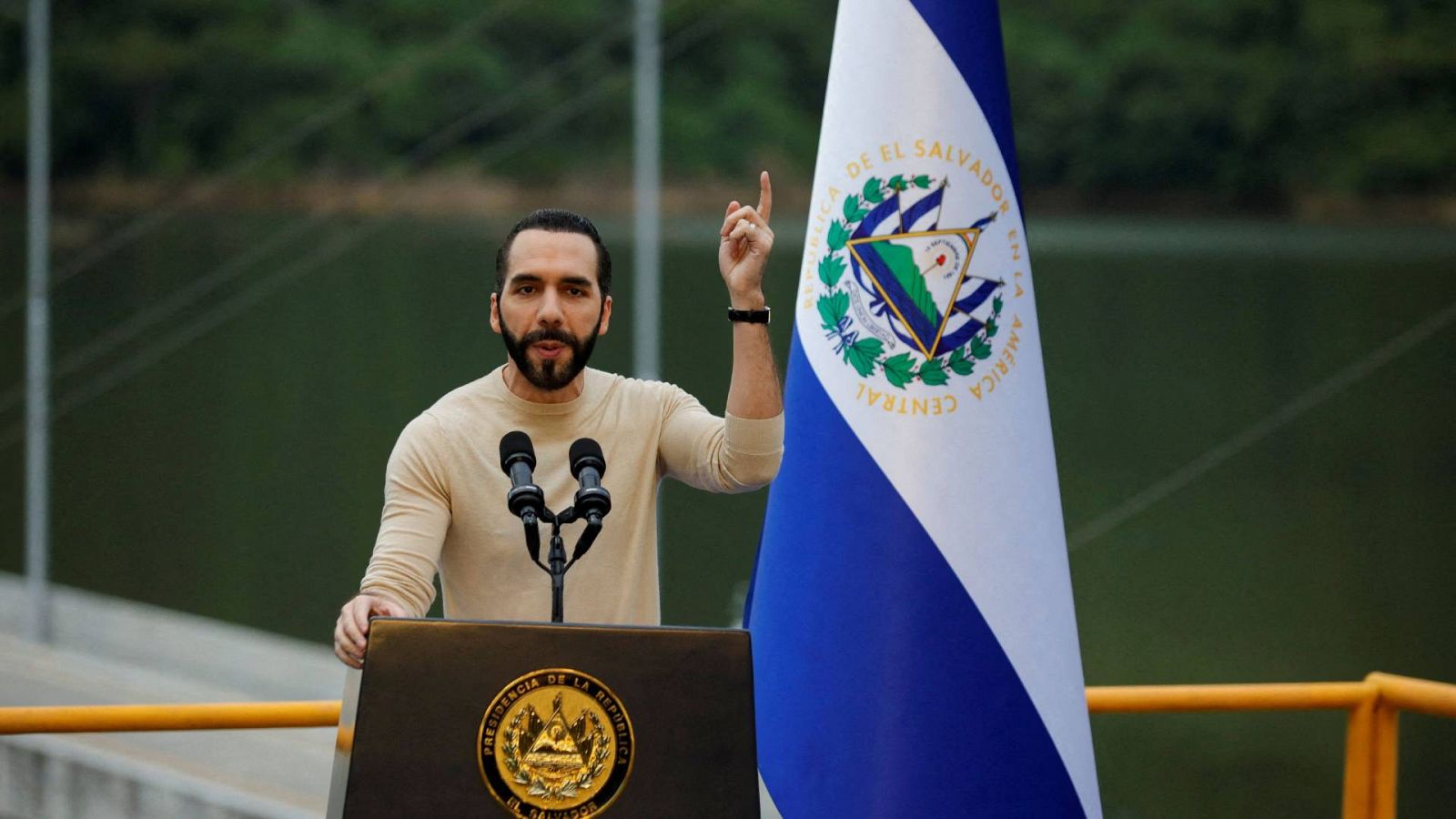 Una imagen de archivo del presidente de El Salvador, Nayib Bukele.