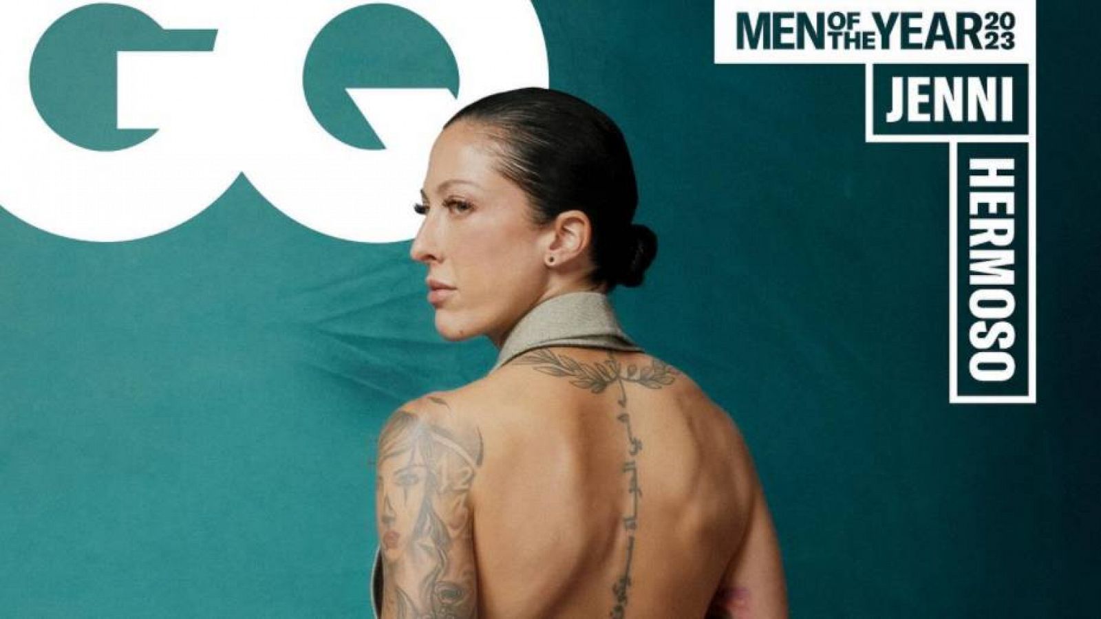 Jenni Hermoso en la portada de la revista GQ