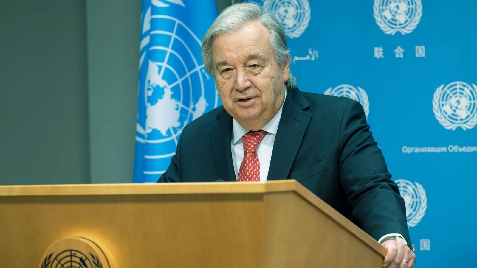 El secretario general de la ONU, António Guterres