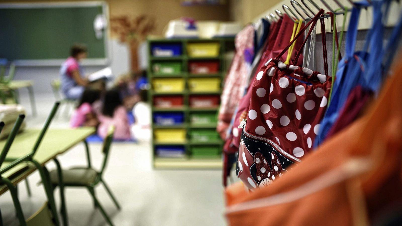 Un grupo de niños de Educación Infantil, en clase