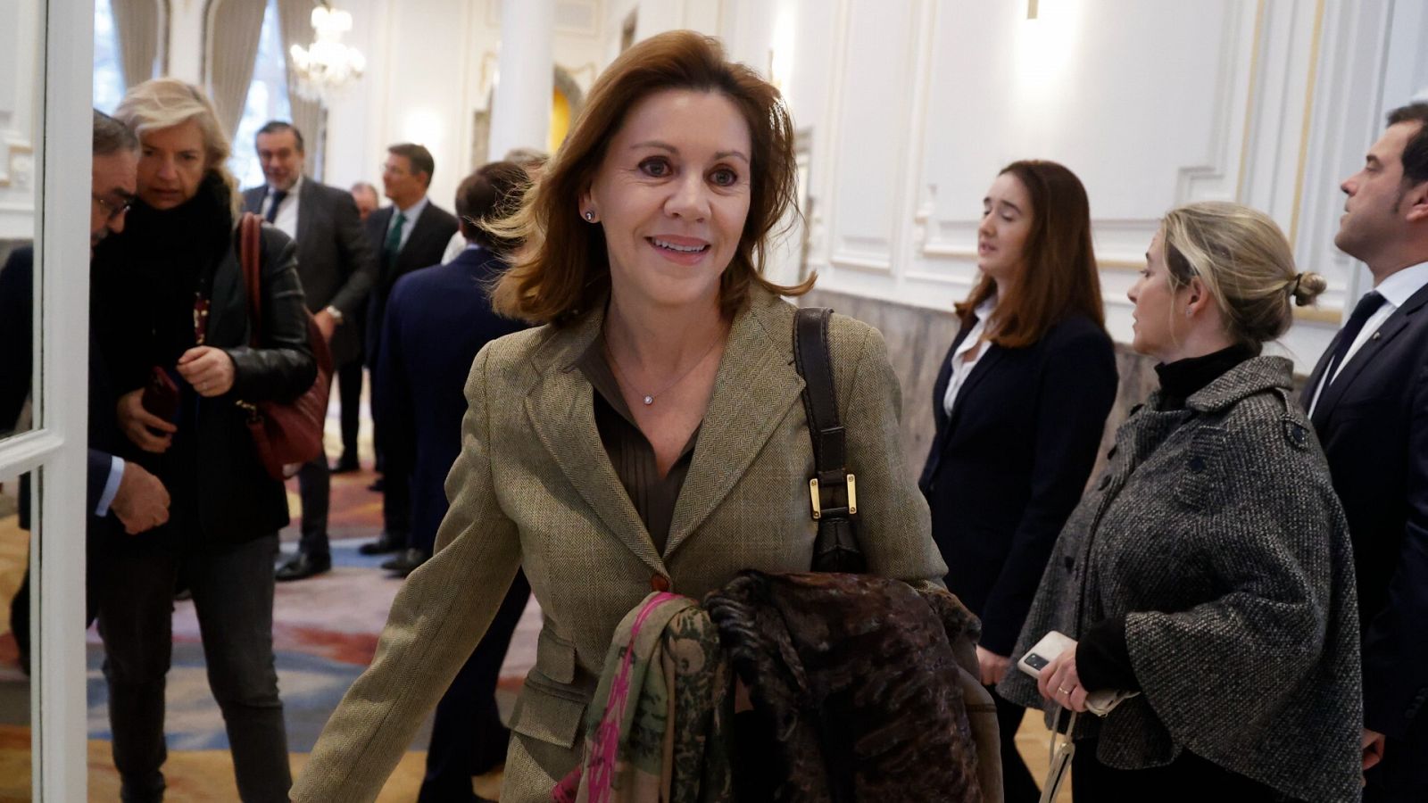 La exsecretaria general del Partido Popular y exministra de Defensa Dolores de Cospedal