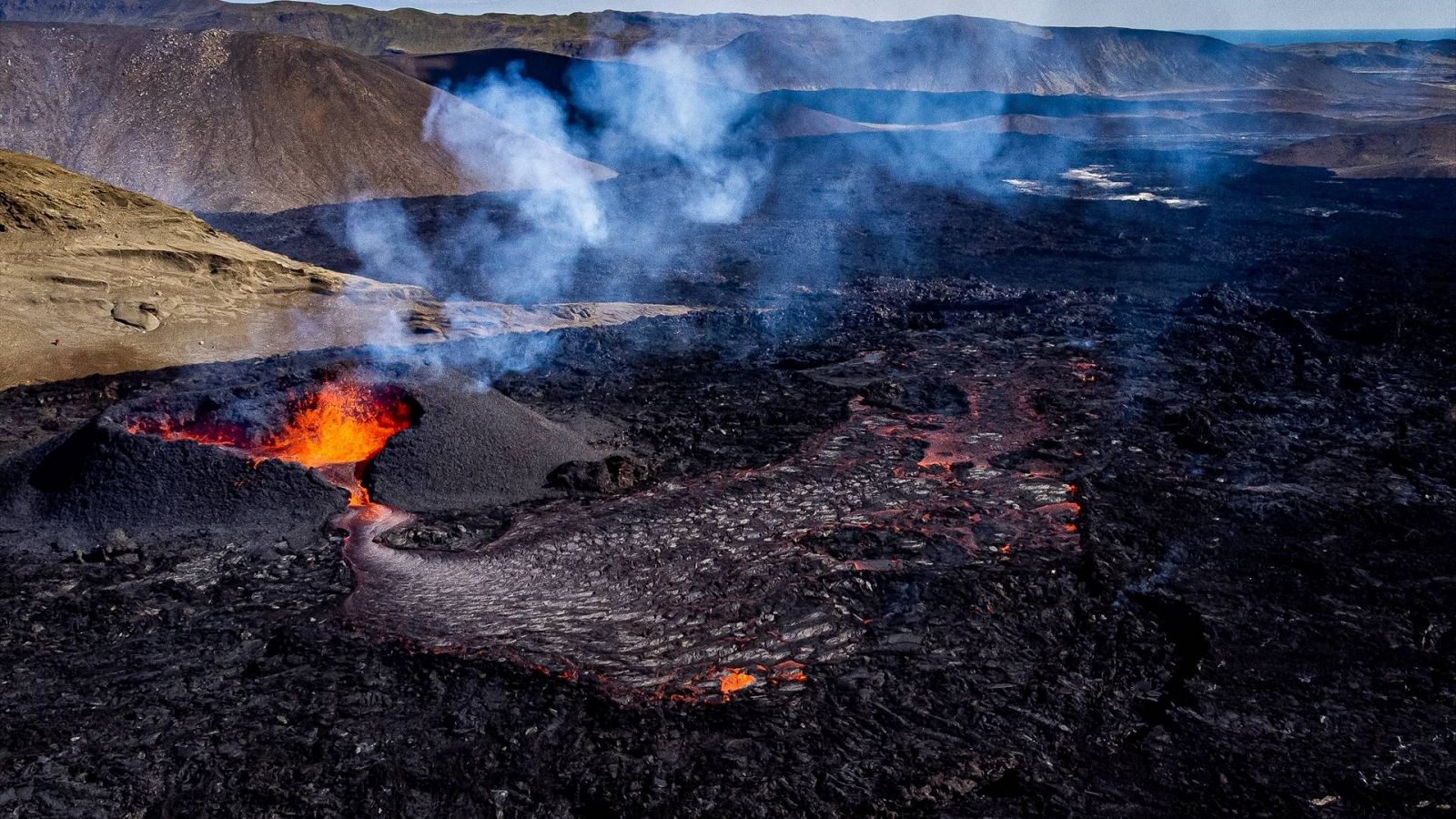 Imagen de archivo del l volcán de Fagradalsfjall