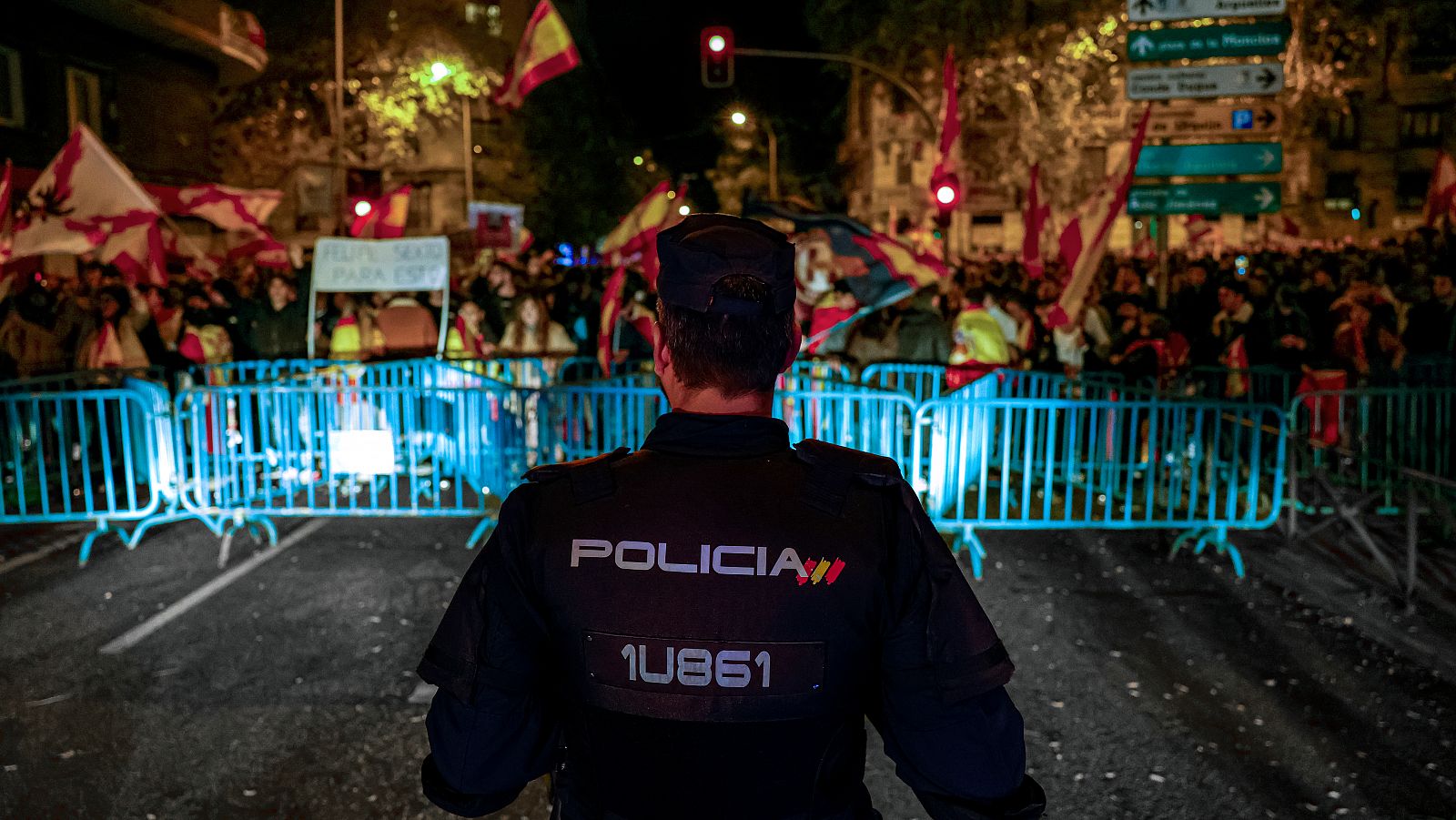 Manifestación en Ferraz