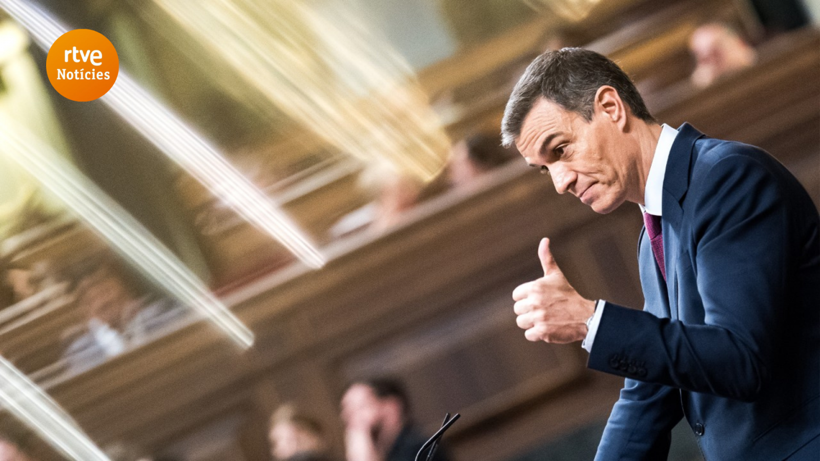 El president del Govern en funcions i candidat a la reelecció, Pedro Sánchez, intervé durant la primera sessió del debat d'investidura