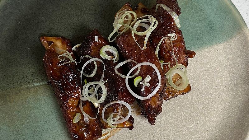 Receta de costillas de cerdo agridulces de María Lo