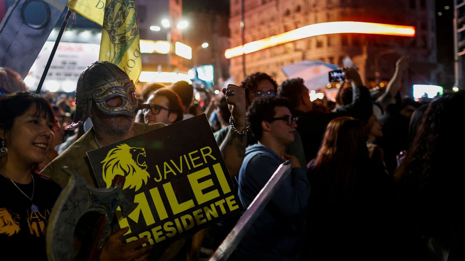 Resultados de las elecciones argentinas en directo: celebraciones en Buenos Aires