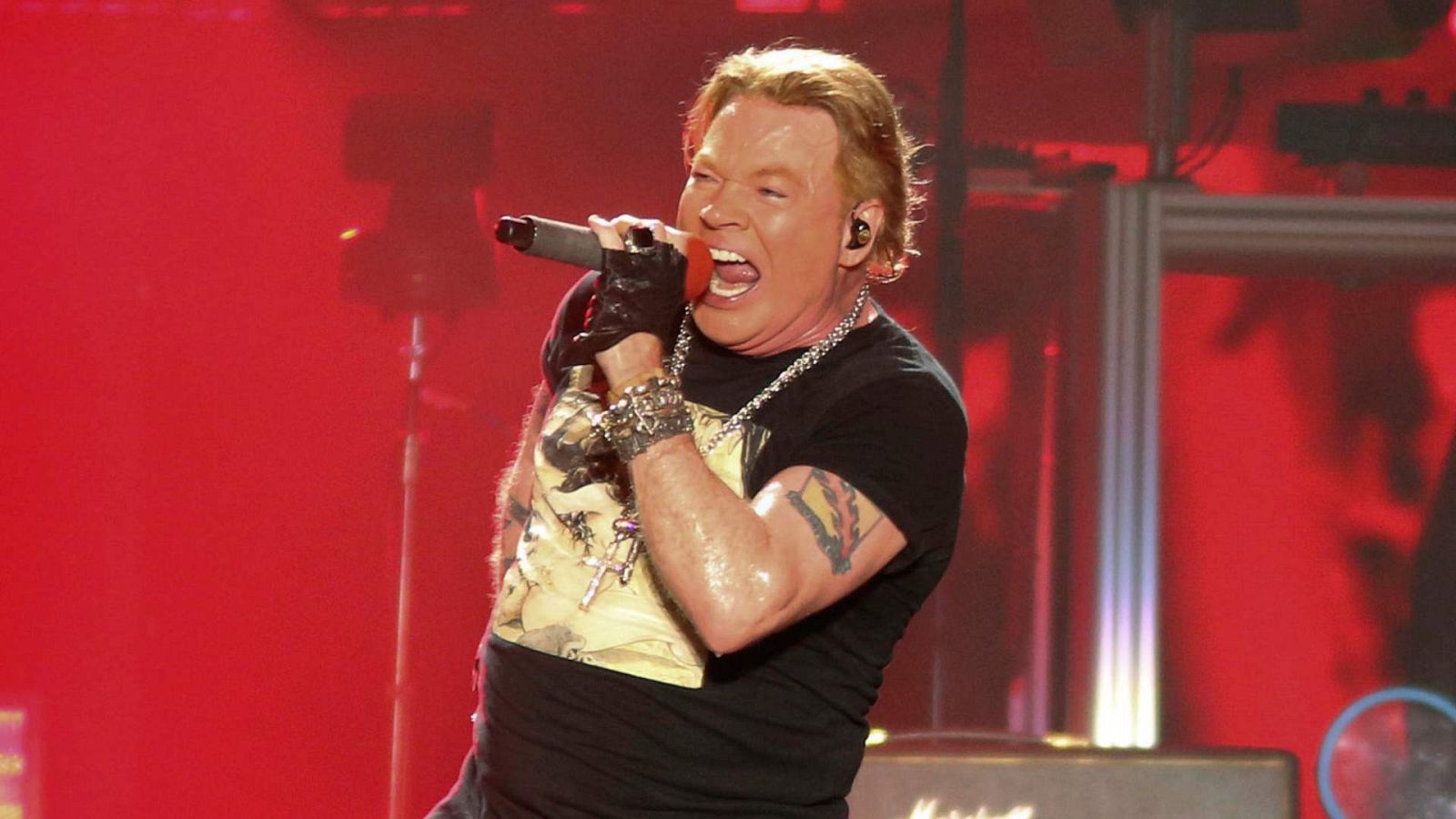 El cantante de Guns N' Roses, Axl Rose.