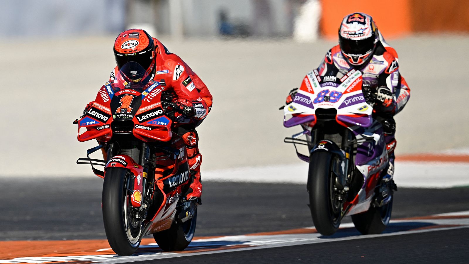 MotoGP | Pecco VS Martín en el primer día de entrenamientos en Cheste