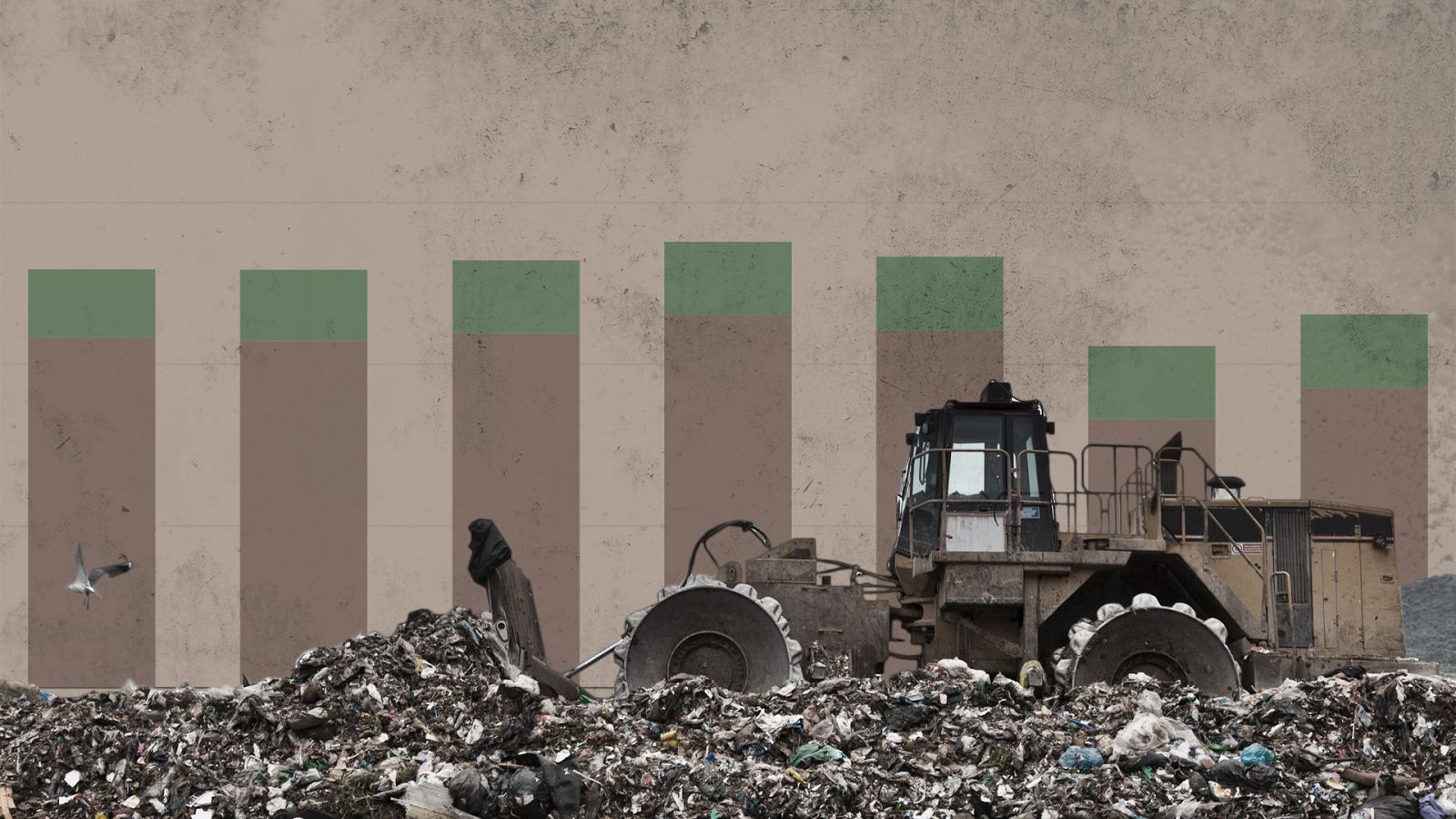 El sector de la construcción, el de suministro y saneamiento de agua y los hogares, los que más residuos generan
