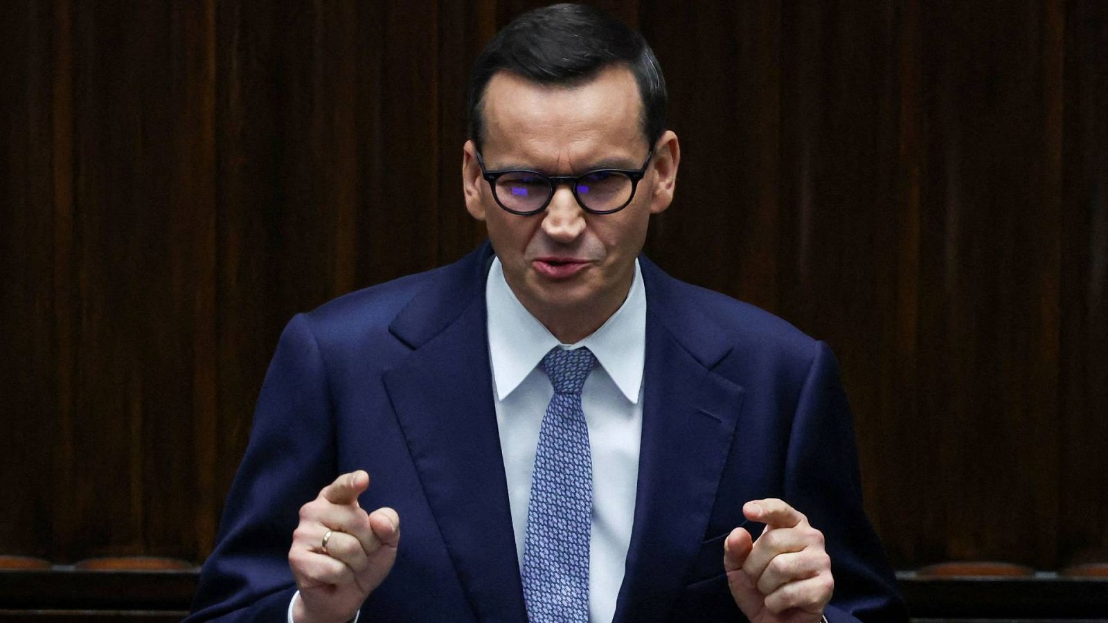 Imagen de archivo del primer ministro polaco Mateusz Morawiecki