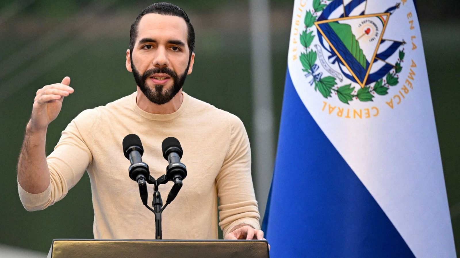 El presidente de El Salvador, Nayib Bukele, en una imagen de archivo