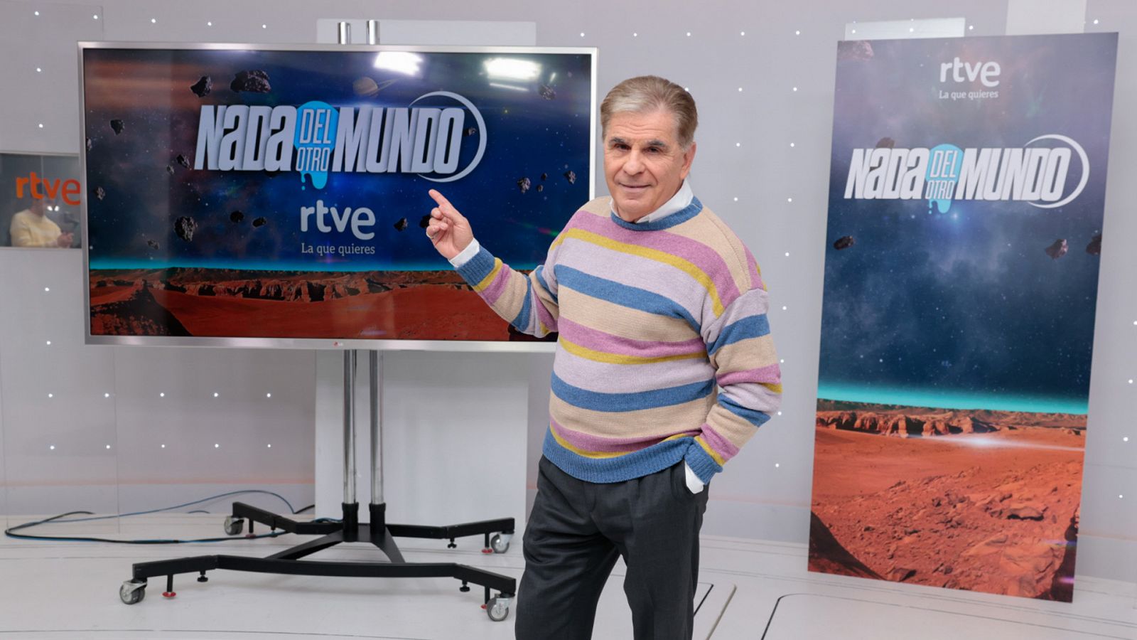 Pedro Ruiz, en la presentación de su nuevo programa, 'Nada del otro mundo'.