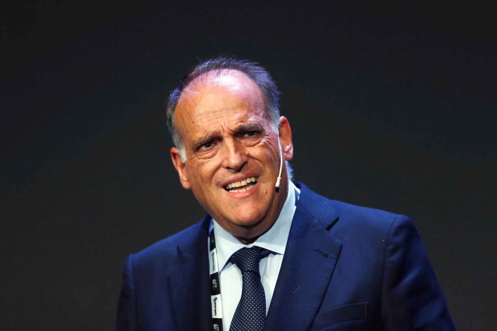 El presidente de LaLiga, Javier Tebas, en una imagen de archivo