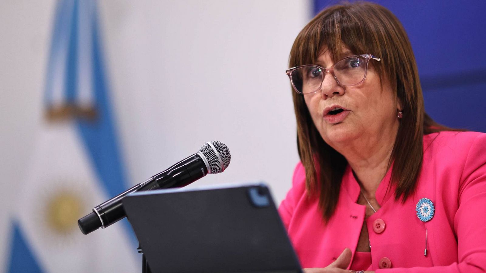 La Ministra de seguridad de Argentina, Patricia Bullrich