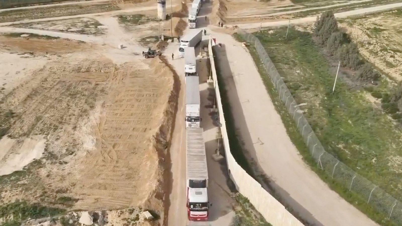 Israel acuerda autorizar la entrada de ayuda humanitaria a Gaza por otro paso