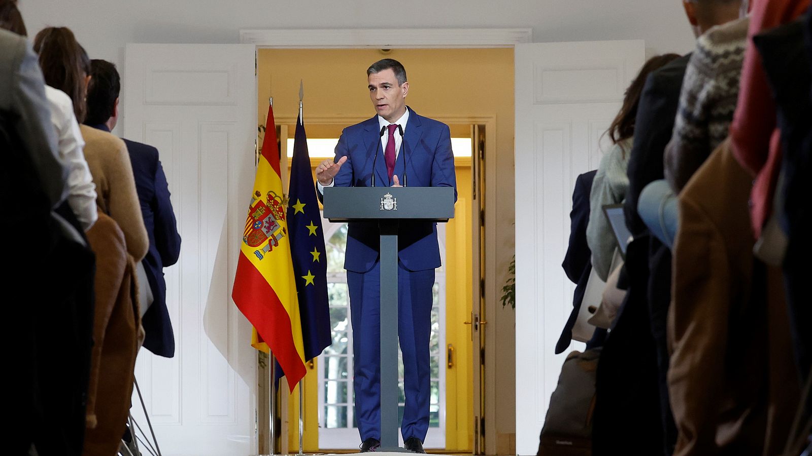 Sánchez compareix davant la premsa després del Consell de Ministres