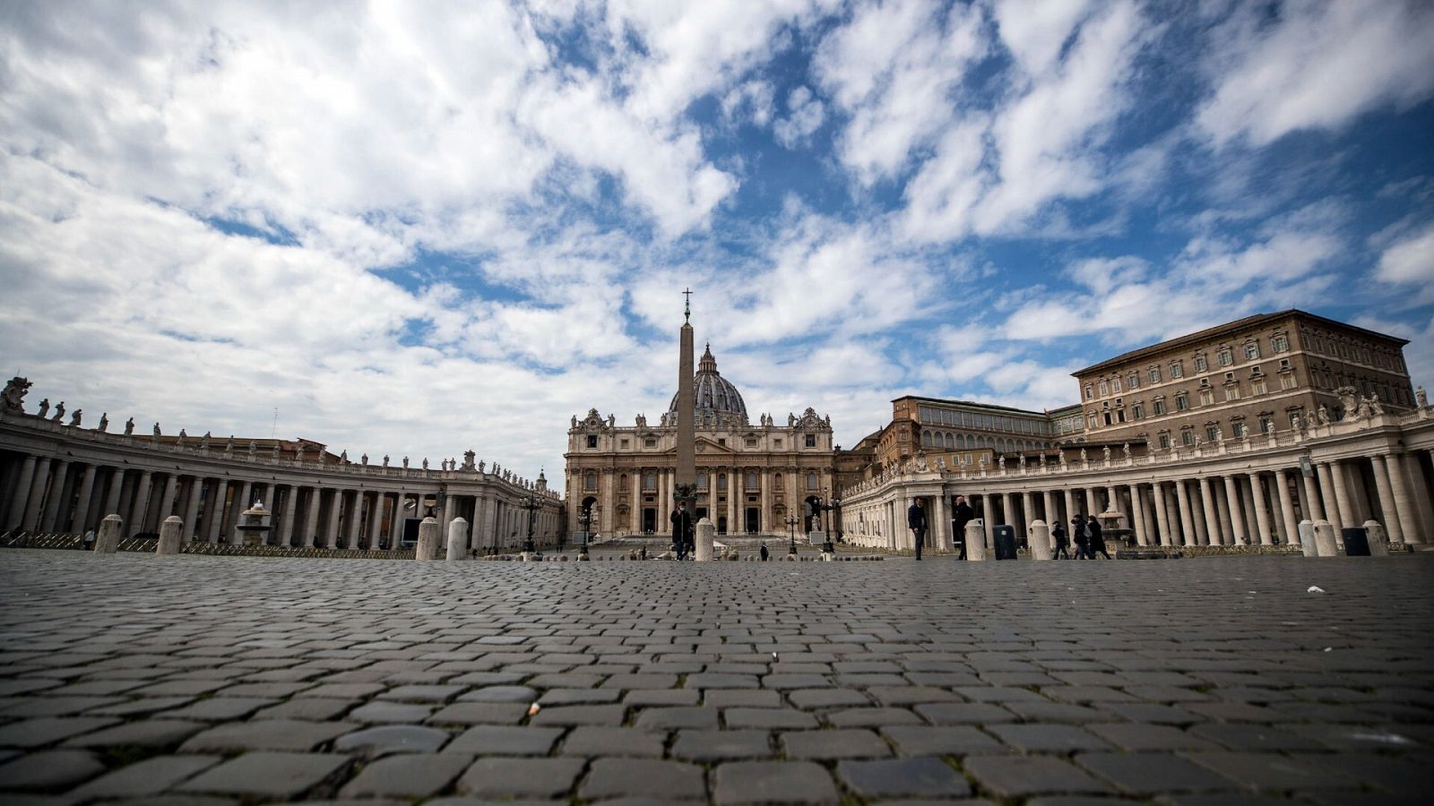 Vista de la Plaza de San Pedro del Vaticano