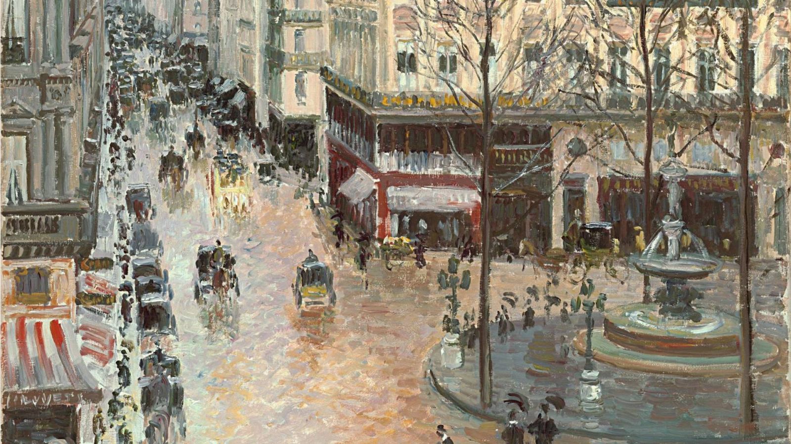 Imagen de la obra "Rue Saint-Honoré, après midi, effet de plui" de Camille PissarroUn tribunal estadounidense ha fallado este martes a favor