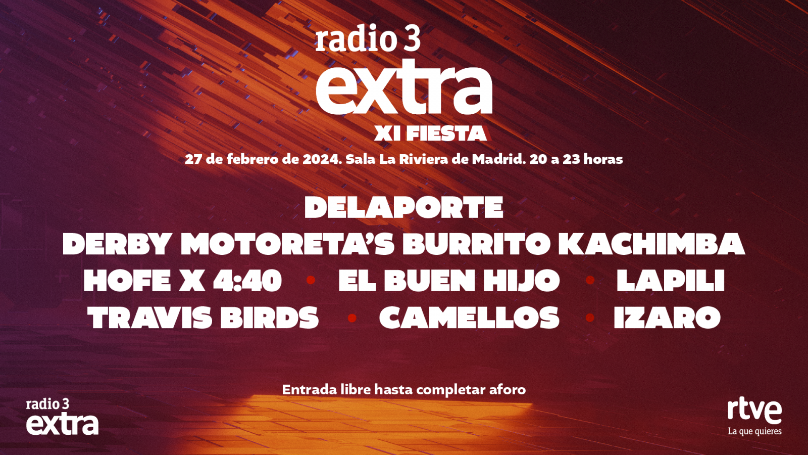 ¡Vuelve a vivir la fiesta de Radio 3 Extra 2024!