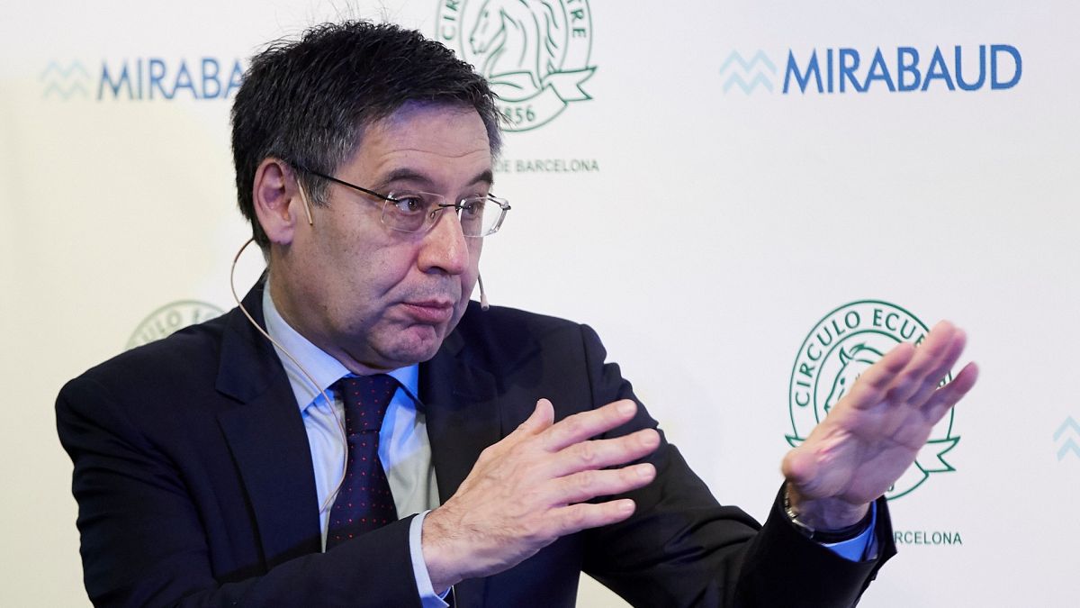 El presidente del FC Barcelona, Josep Maria Bartomeu