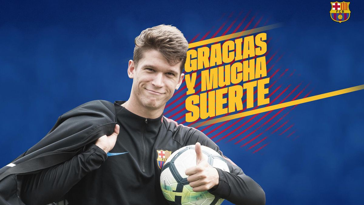 Imagen de despedida del Barça a Marc Cardona.