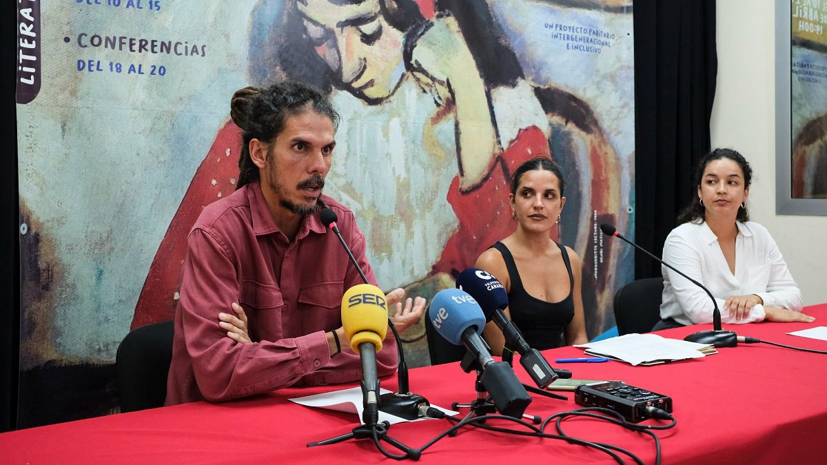 El coportavoz de Drago Canarias, Alberto Rodríguez