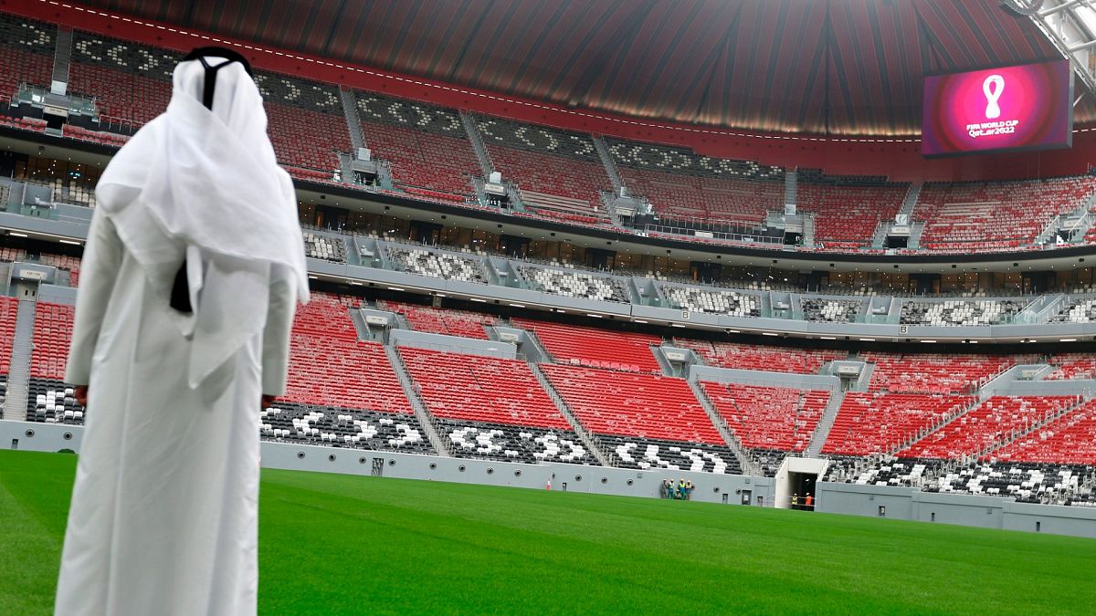 Vista del Estadio Al Bayt, una de las sedes del Mundial de Catar 2022
