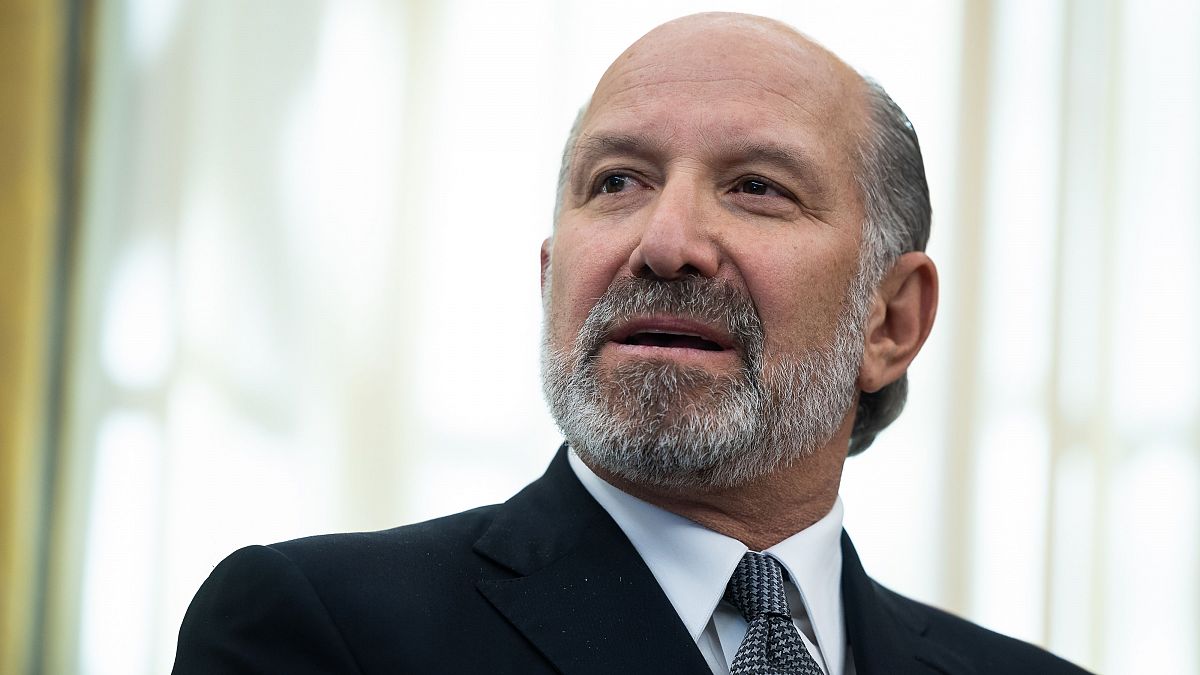 El ejecutivo financiero Howard Lutnick en la Casa Blanca